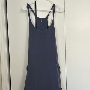 Women's Navy Blue Sleeveless Top